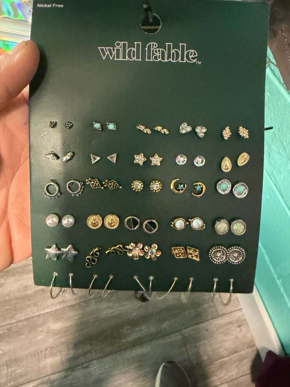 Wild Fable Mixed Metal Earring Set Nickel Free